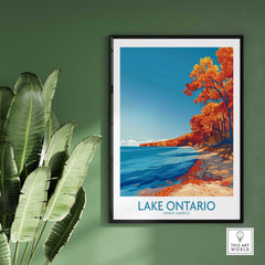 Lake Ontario Poster - Great Lakes-This Art World