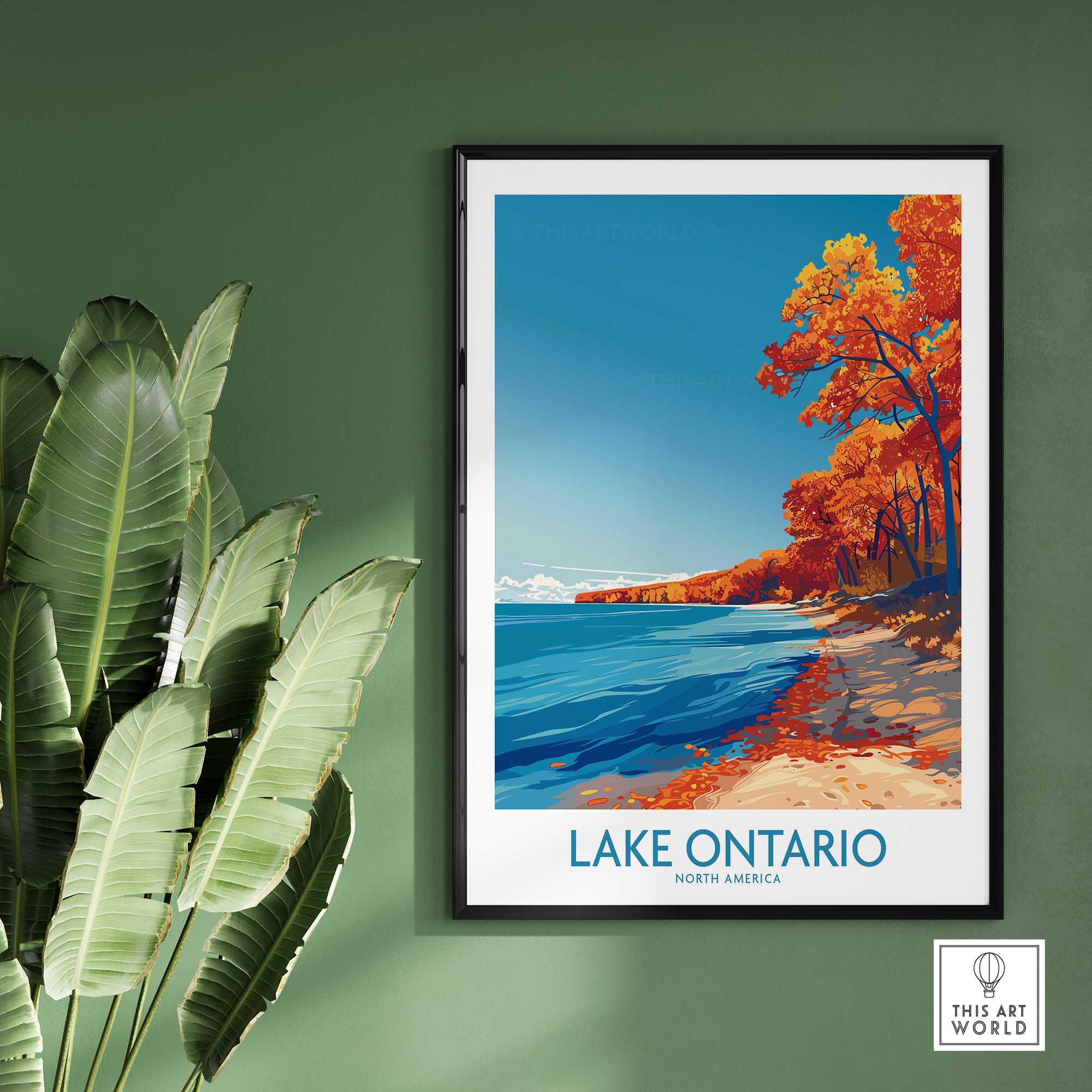 Lake Ontario Poster - Great Lakes-This Art World