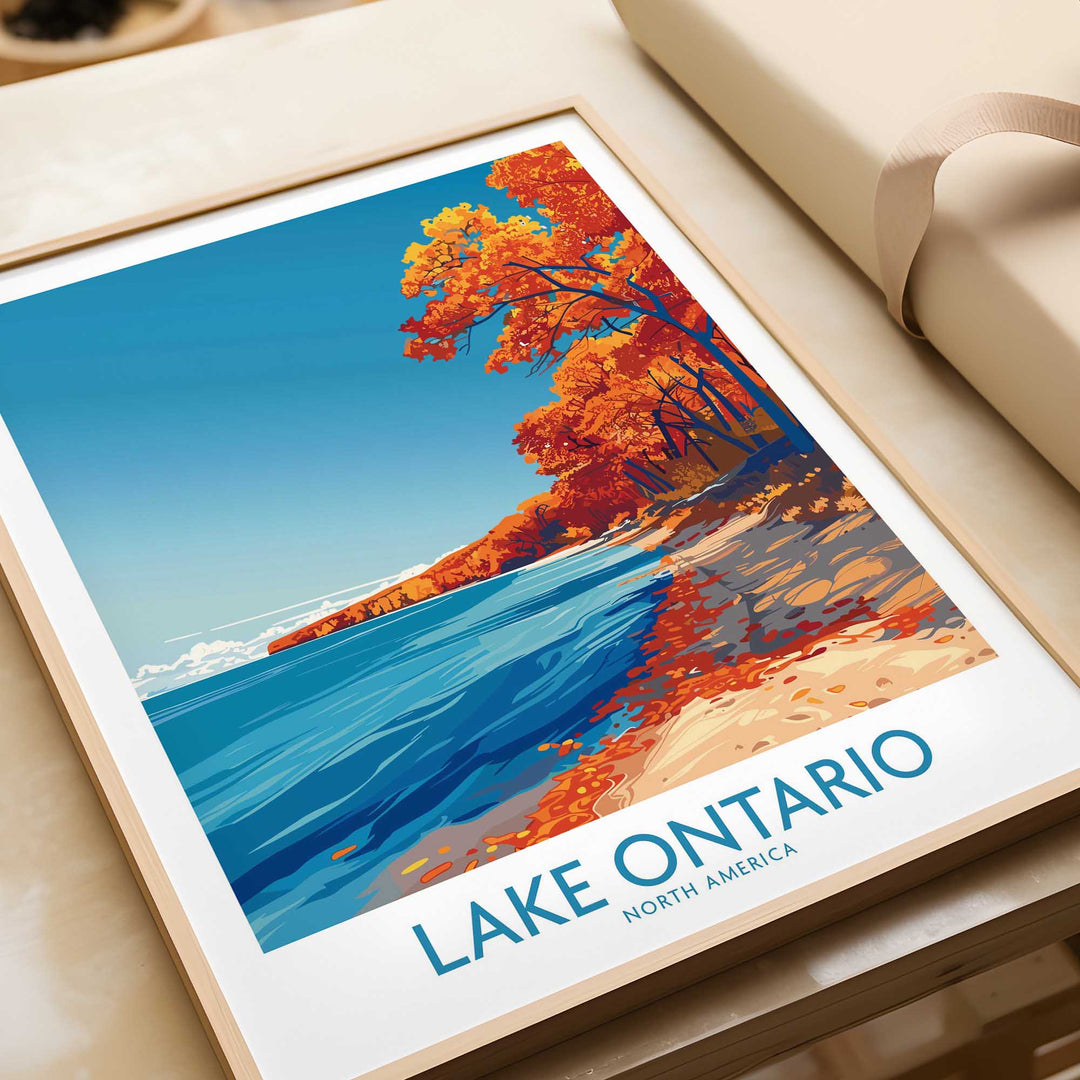 Lake Ontario Poster - Great Lakes-This Art World