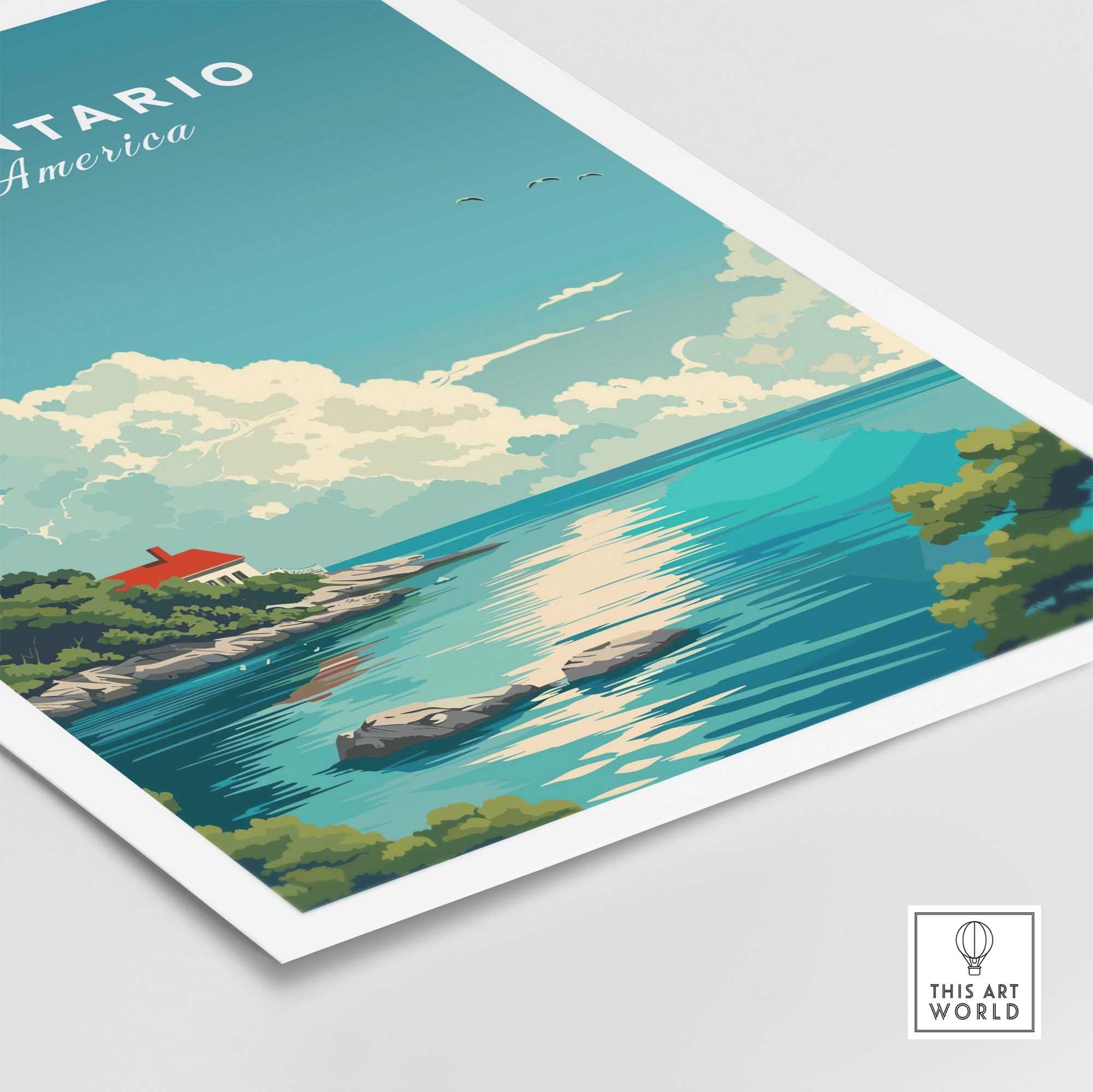 Lake Ontario Print-This Art World
