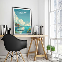 Lake Ontario Print-This Art World