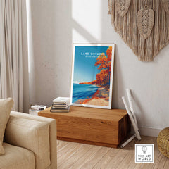 Lake Ontario Print - Great Lakes-This Art World