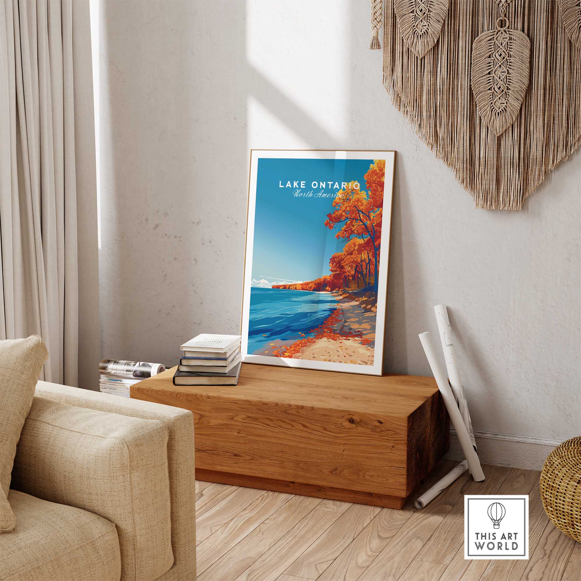 Lake Ontario Print - Great Lakes-This Art World