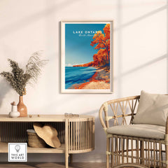 Lake Ontario Print - Great Lakes-This Art World
