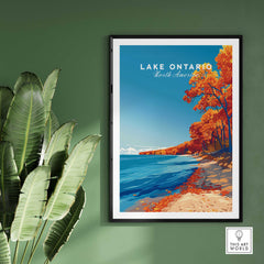 Lake Ontario Print - Great Lakes-This Art World