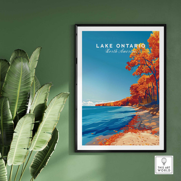 Lake Ontario Print - Great Lakes-This Art World