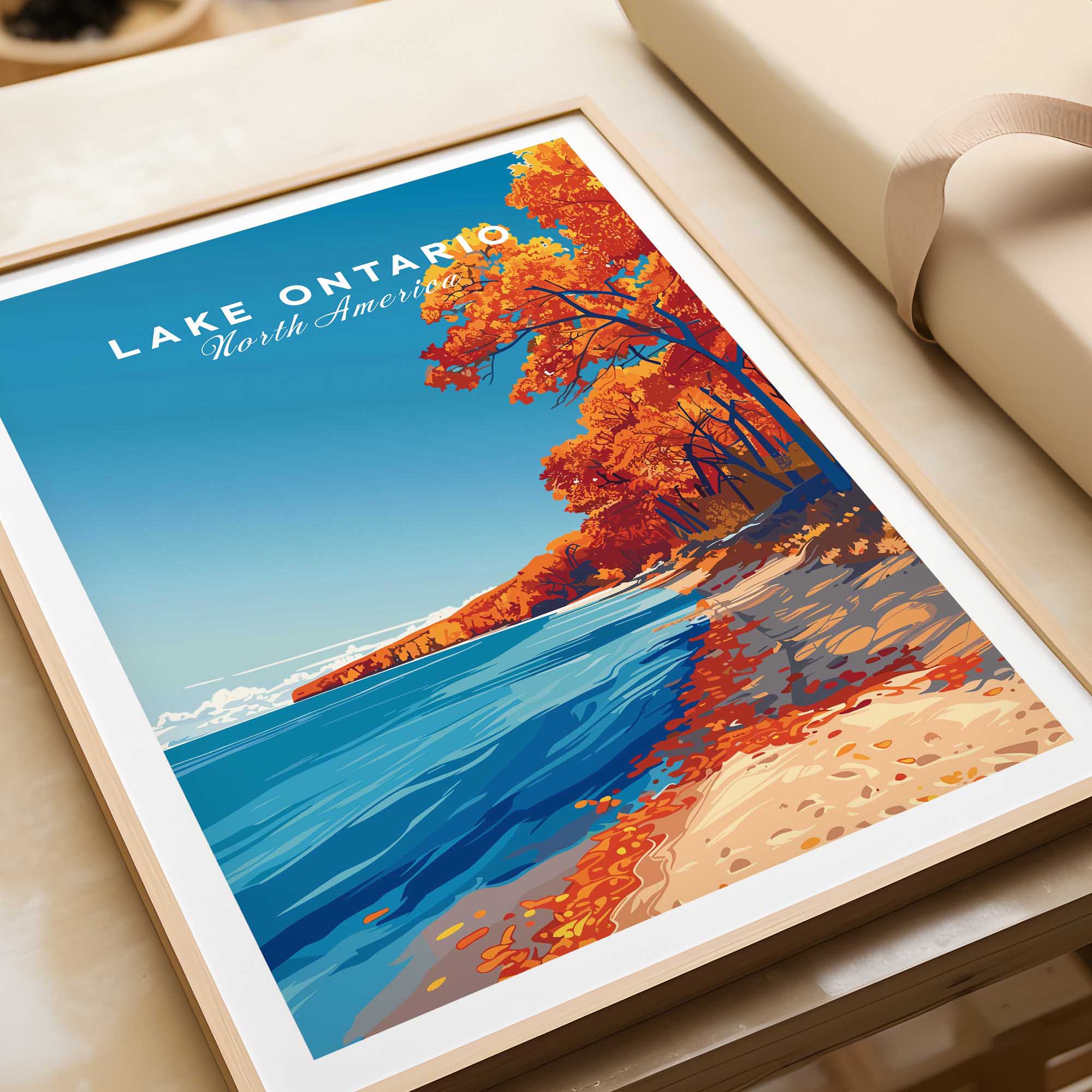 Lake Ontario Print - Great Lakes-This Art World