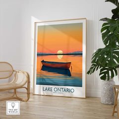 Lake Ontario Travel Poster-This Art World