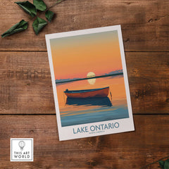 Lake Ontario Travel Poster-This Art World