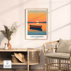 Lake Ontario Travel Poster-This Art World