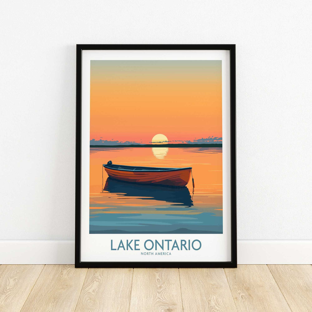 Lake Ontario Travel Poster-This Art World