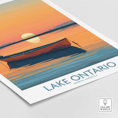 Lake Ontario Travel Poster-This Art World