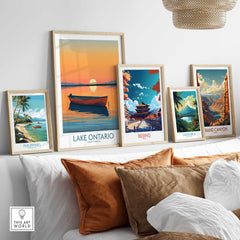 Lake Ontario Travel Poster-This Art World