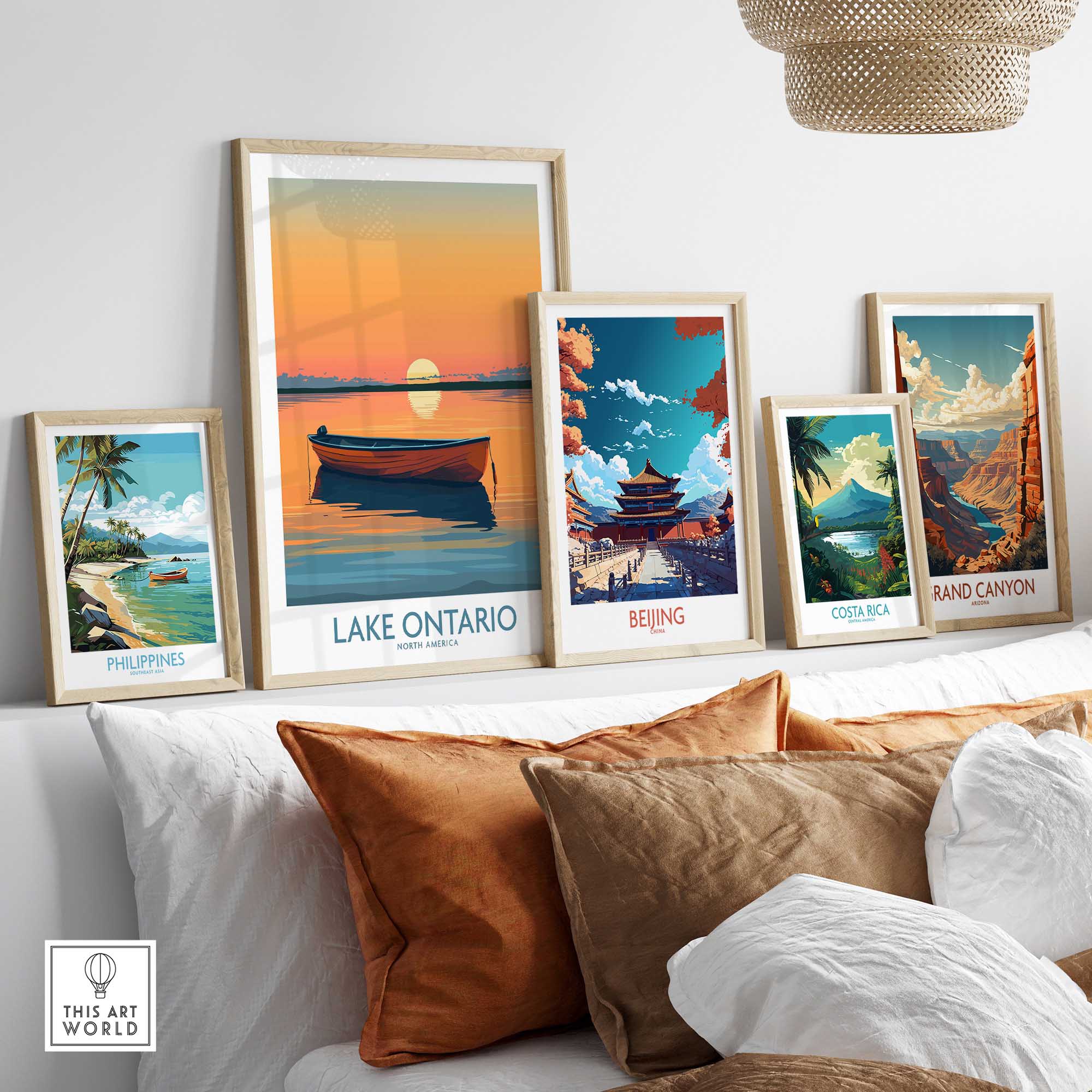 Lake Ontario Travel Poster-This Art World