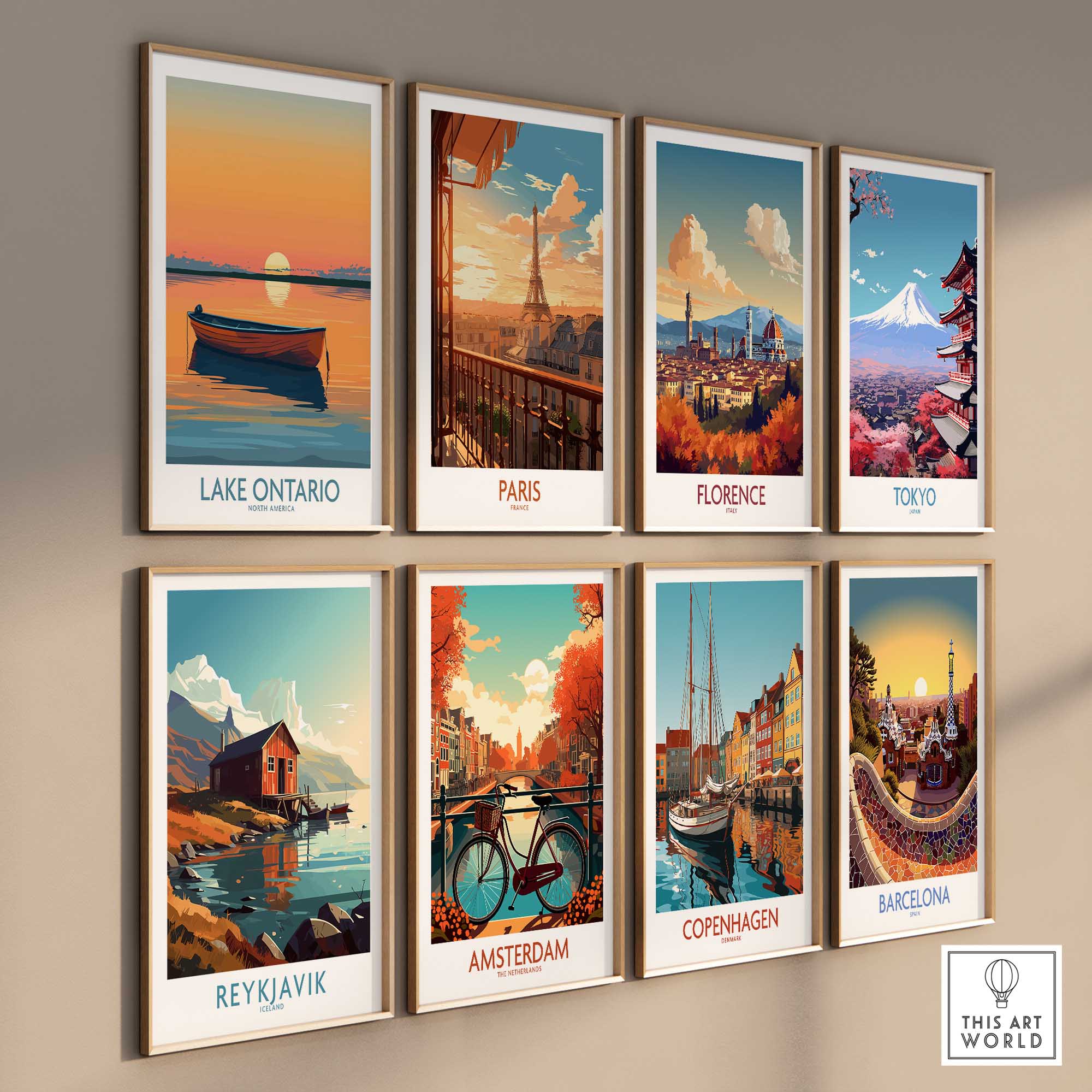 Lake Ontario Travel Poster-This Art World
