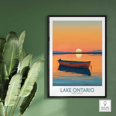 Lake Ontario Travel Poster-This Art World