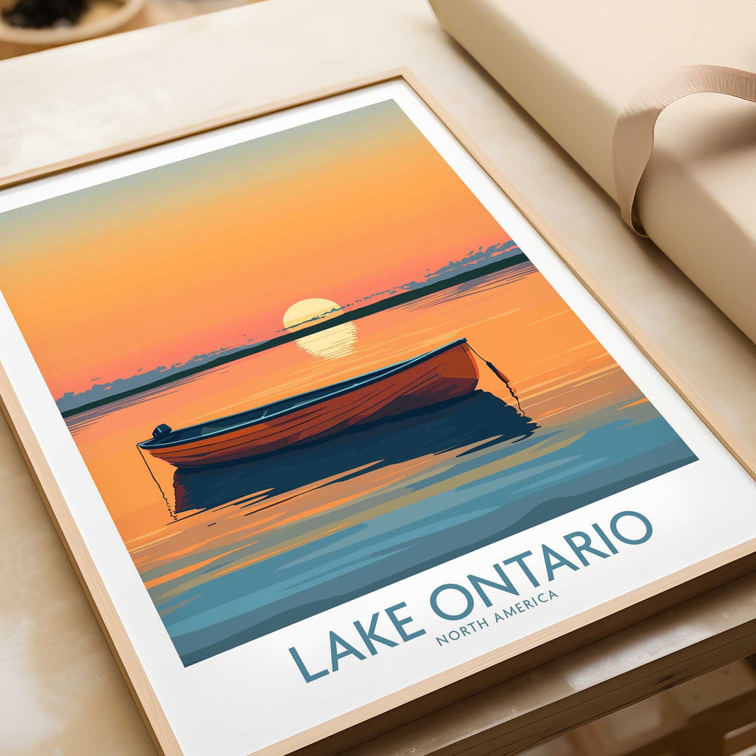 Lake Ontario Travel Poster-This Art World