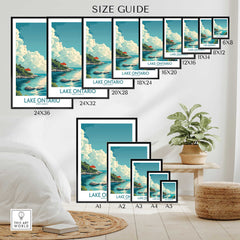 Lake Ontario Travel Print-This Art World