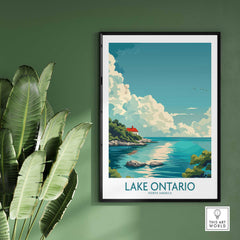Lake Ontario Travel Print-This Art World