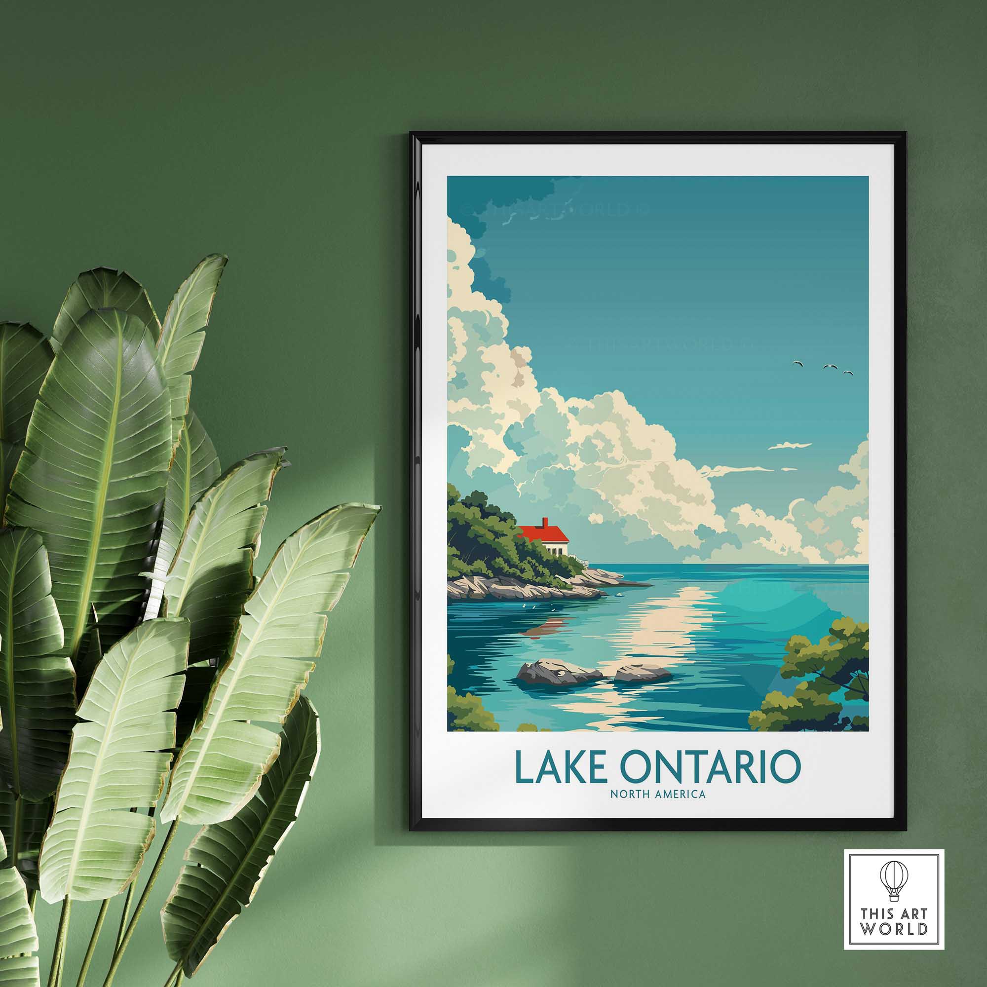 Lake Ontario Travel Print-This Art World