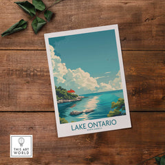 Lake Ontario Travel Print-This Art World