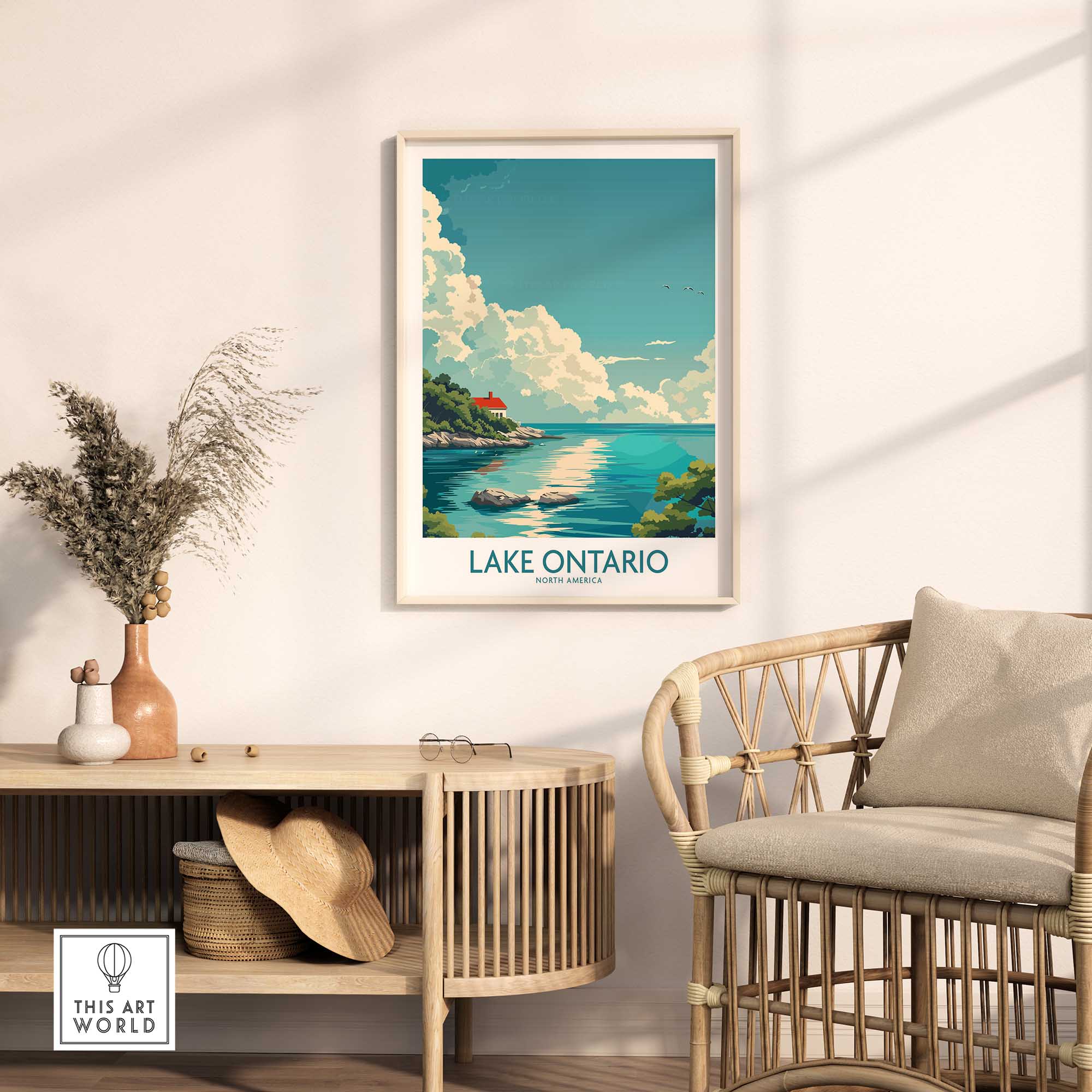 Lake Ontario Travel Print-This Art World