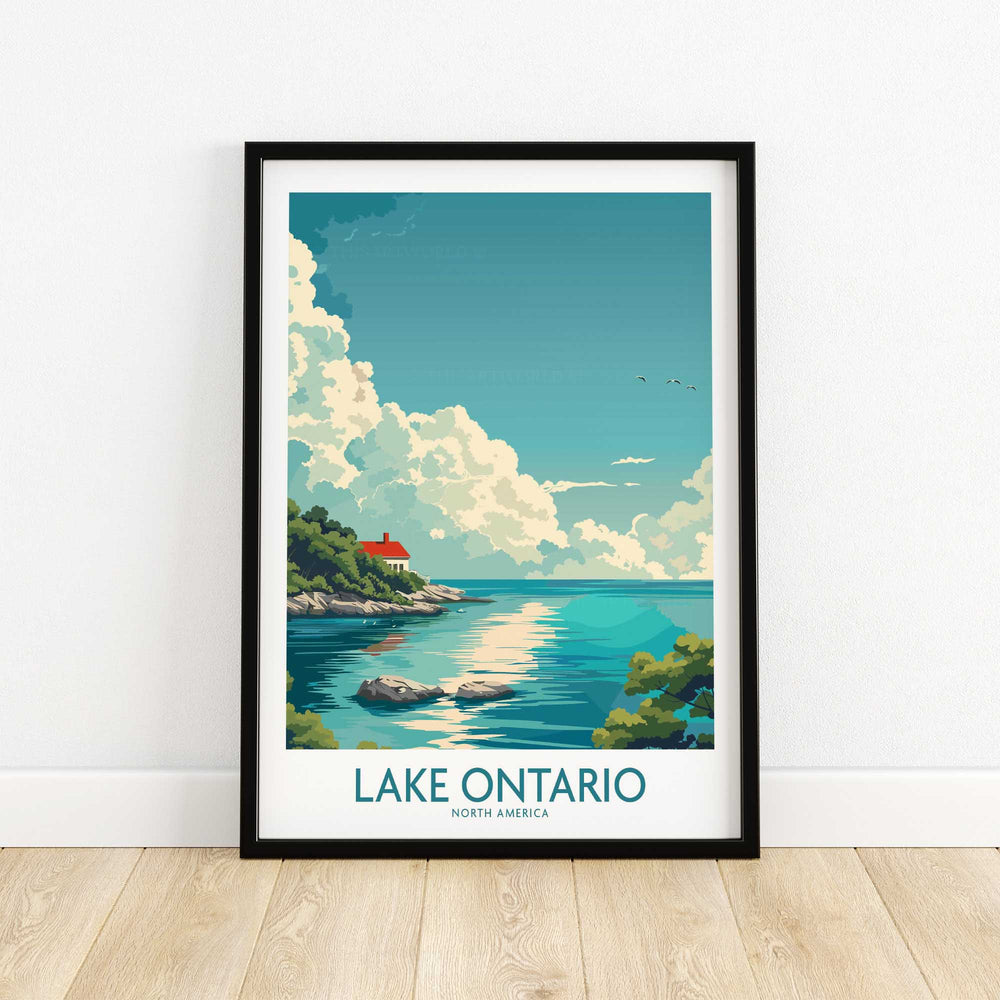 Lake Ontario Travel Print-This Art World