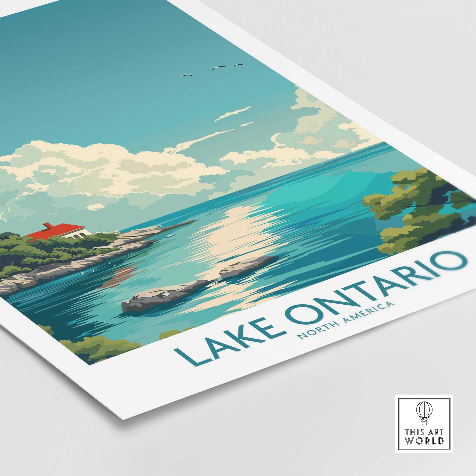 Lake Ontario Travel Print-This Art World