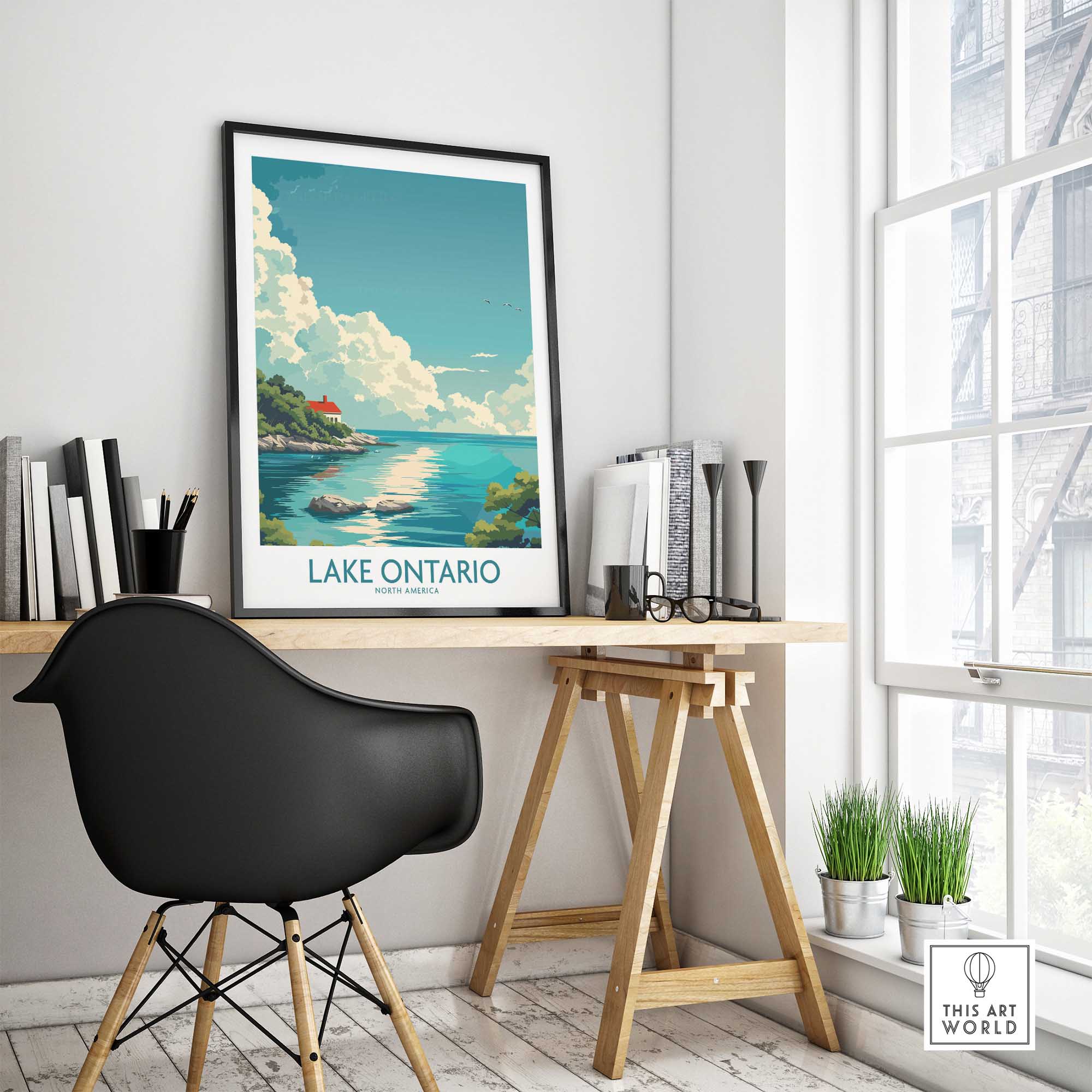 Lake Ontario Travel Print-This Art World
