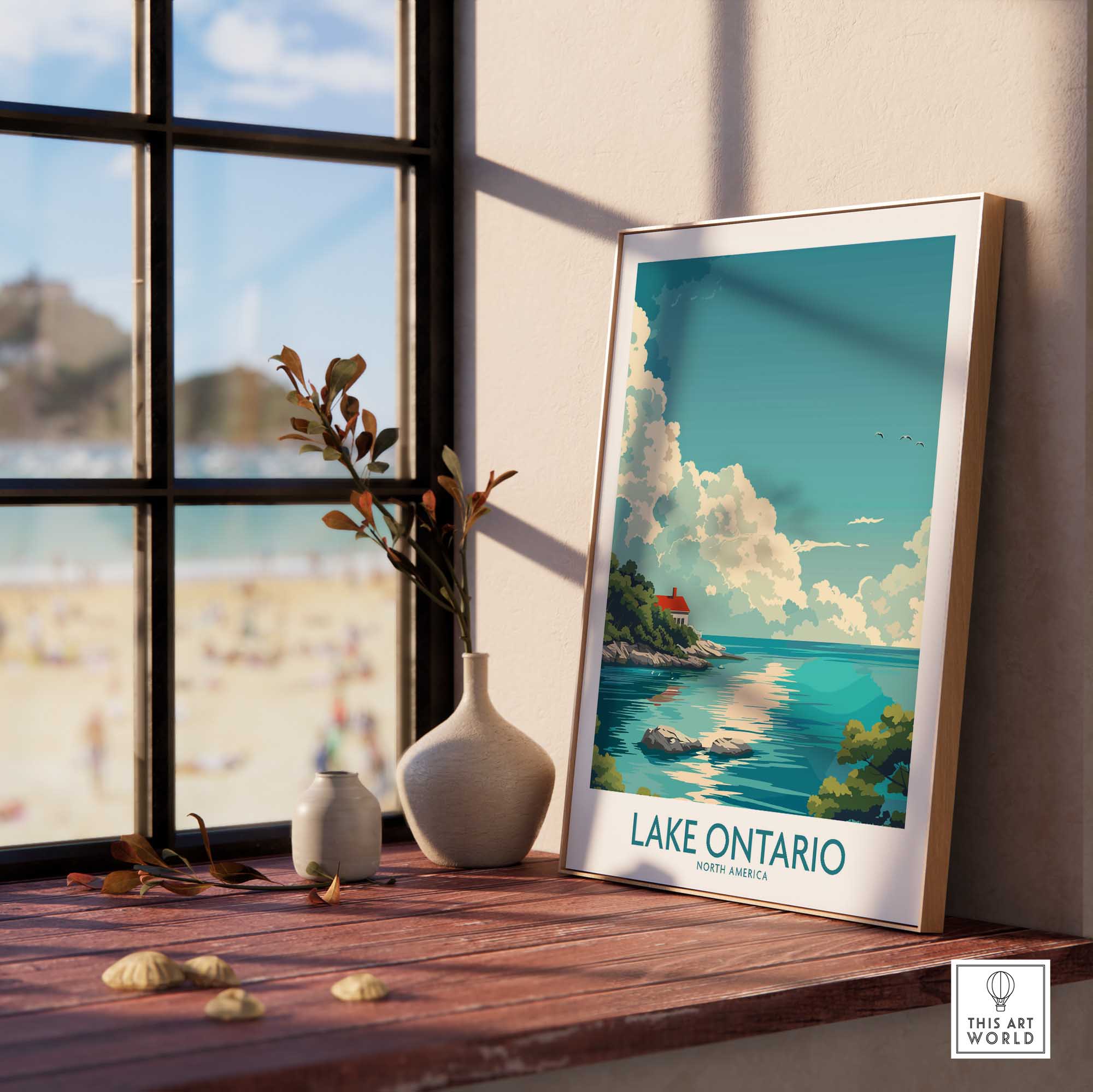 Lake Ontario Travel Print-This Art World