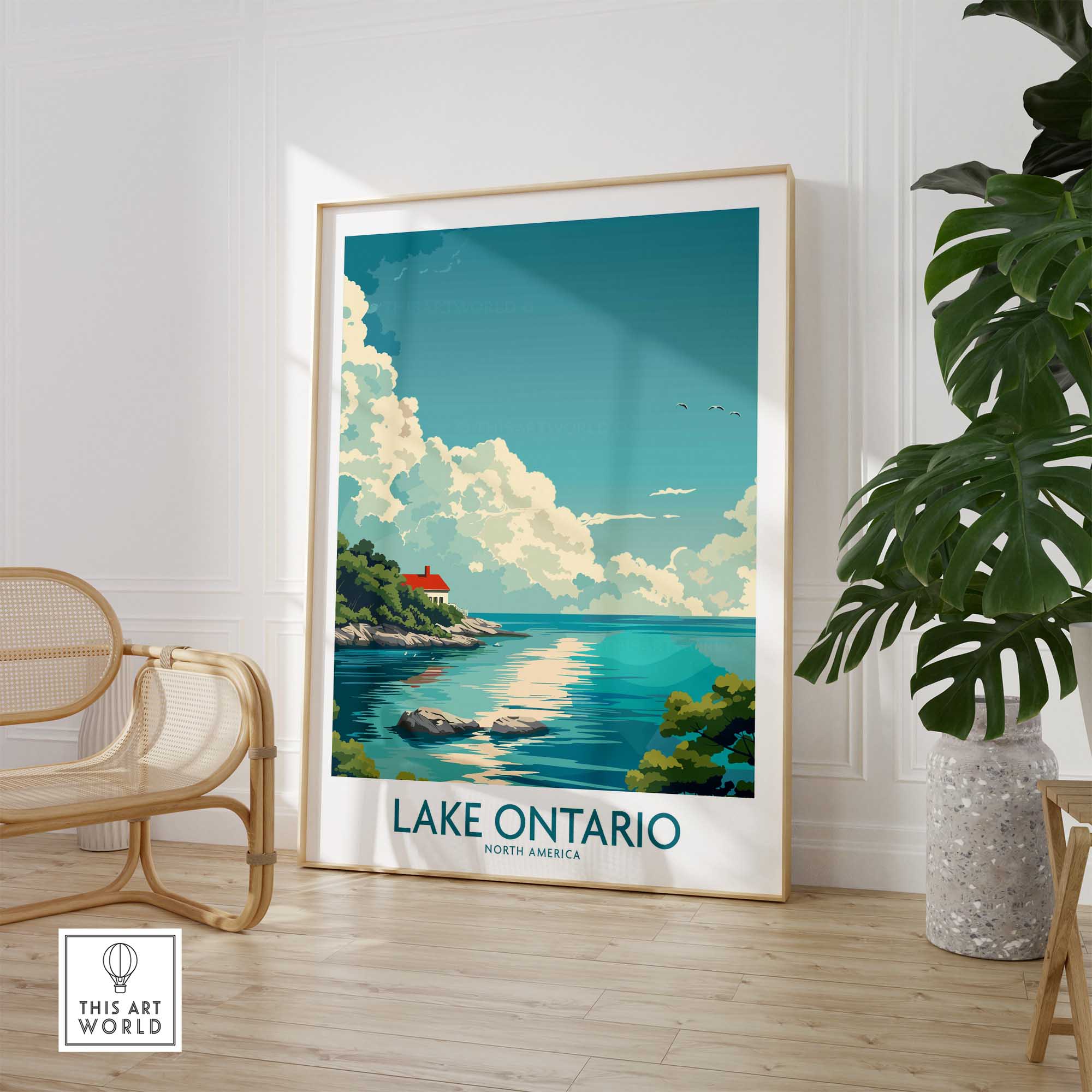 Lake Ontario Travel Print-This Art World