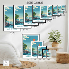 Lake Ontario Wall Art Poster-This Art World