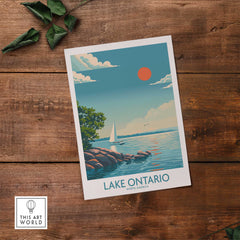 Lake Ontario Wall Art Poster-This Art World