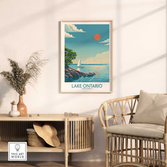 Lake Ontario Wall Art Poster-This Art World