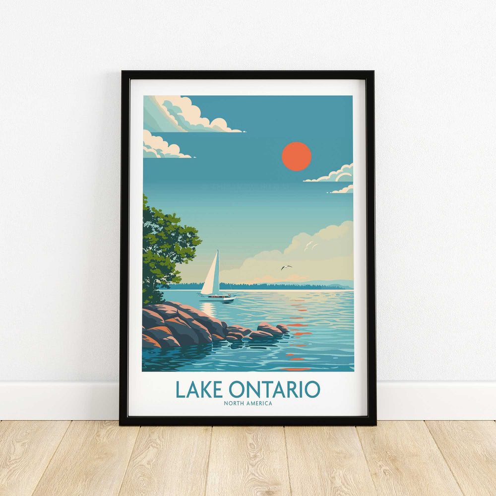 Lake Ontario Wall Art Poster-This Art World
