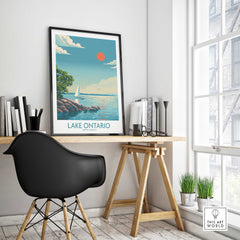 Lake Ontario Wall Art Poster-This Art World