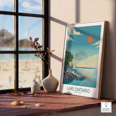 Lake Ontario Wall Art Poster-This Art World
