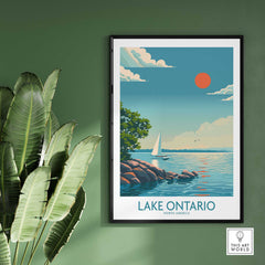 Lake Ontario Wall Art Poster-This Art World