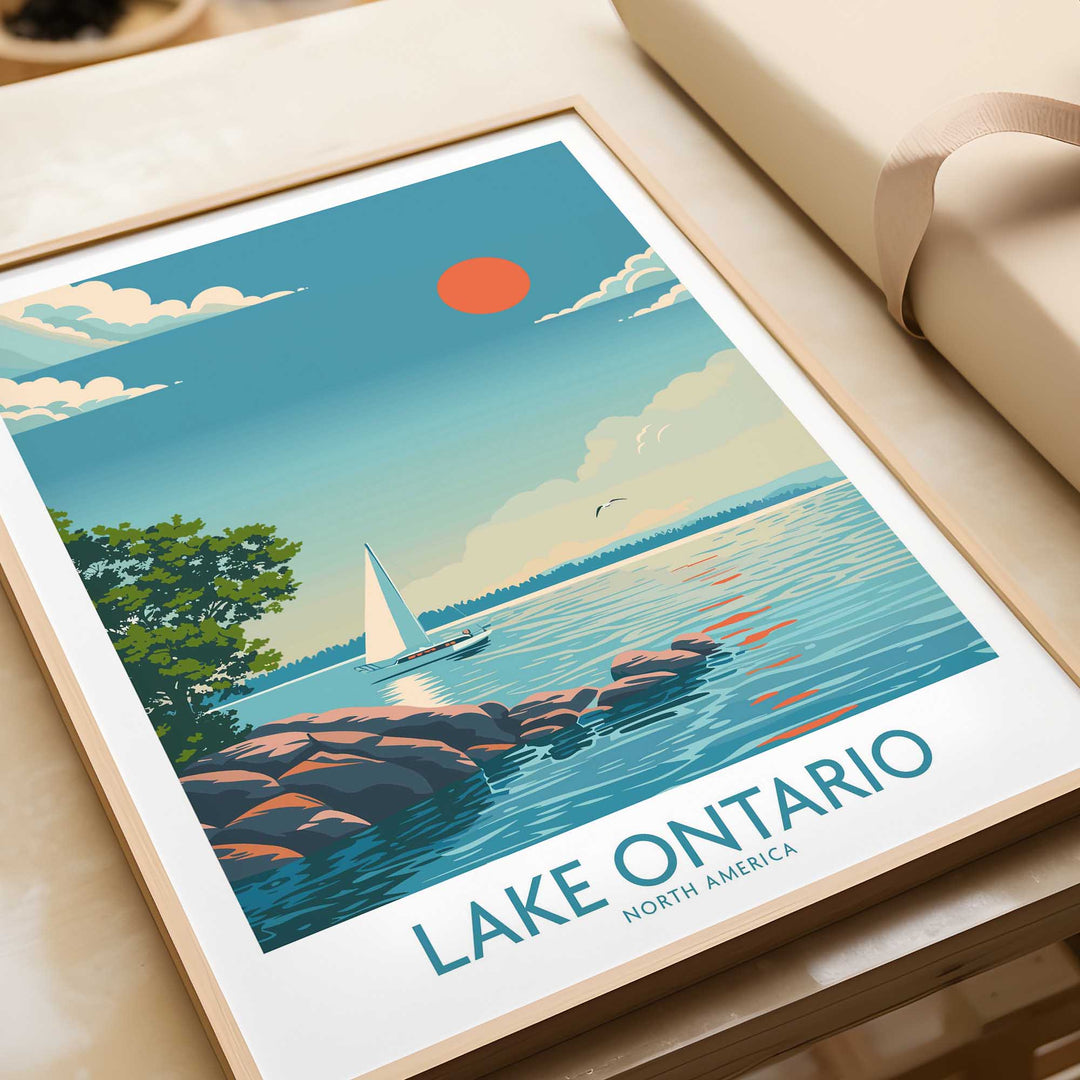 Lake Ontario Wall Art Poster-This Art World