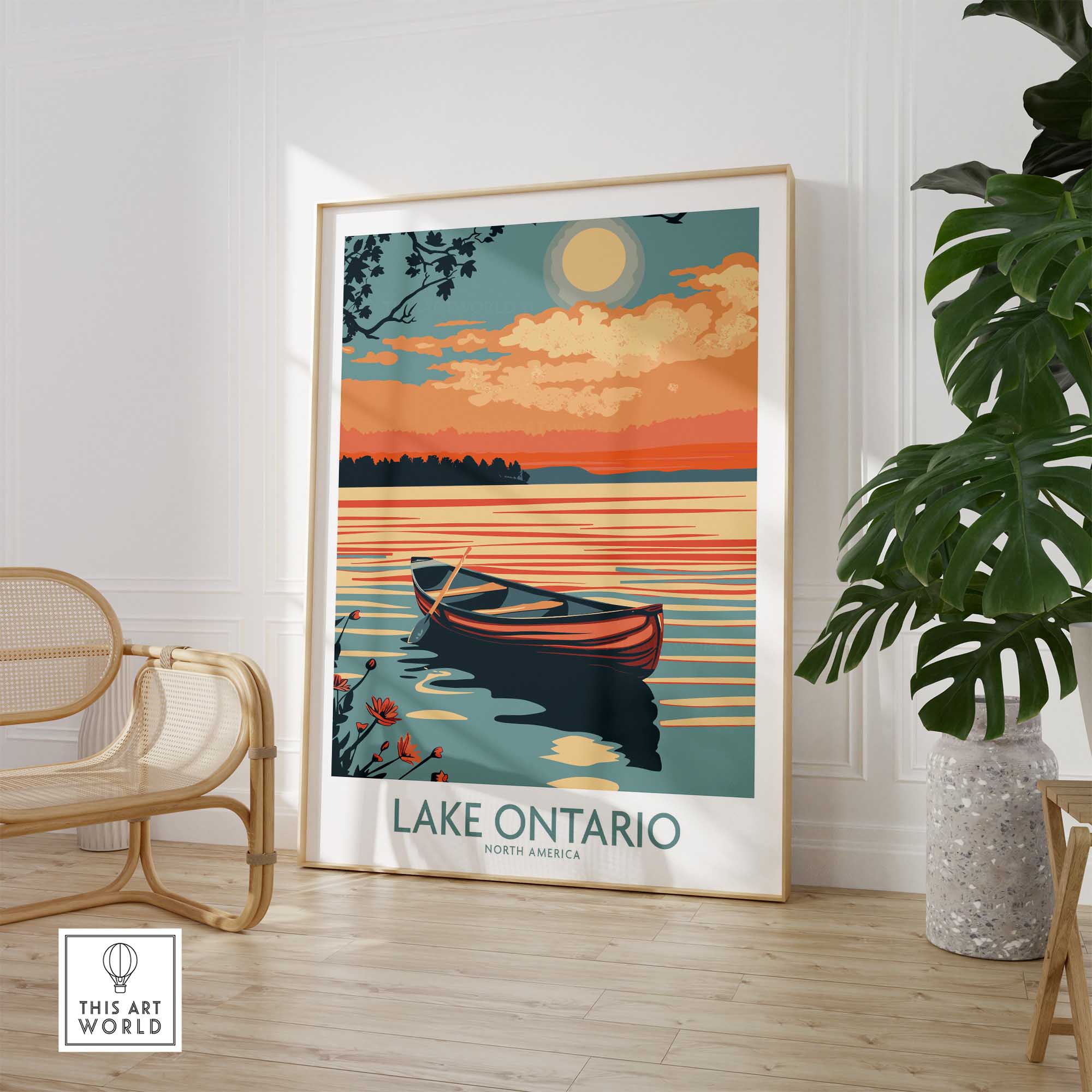 Lake Ontario Wall Art Print-This Art World