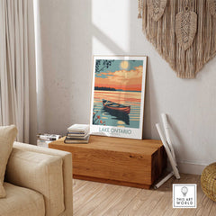 Lake Ontario Wall Art Print-This Art World
