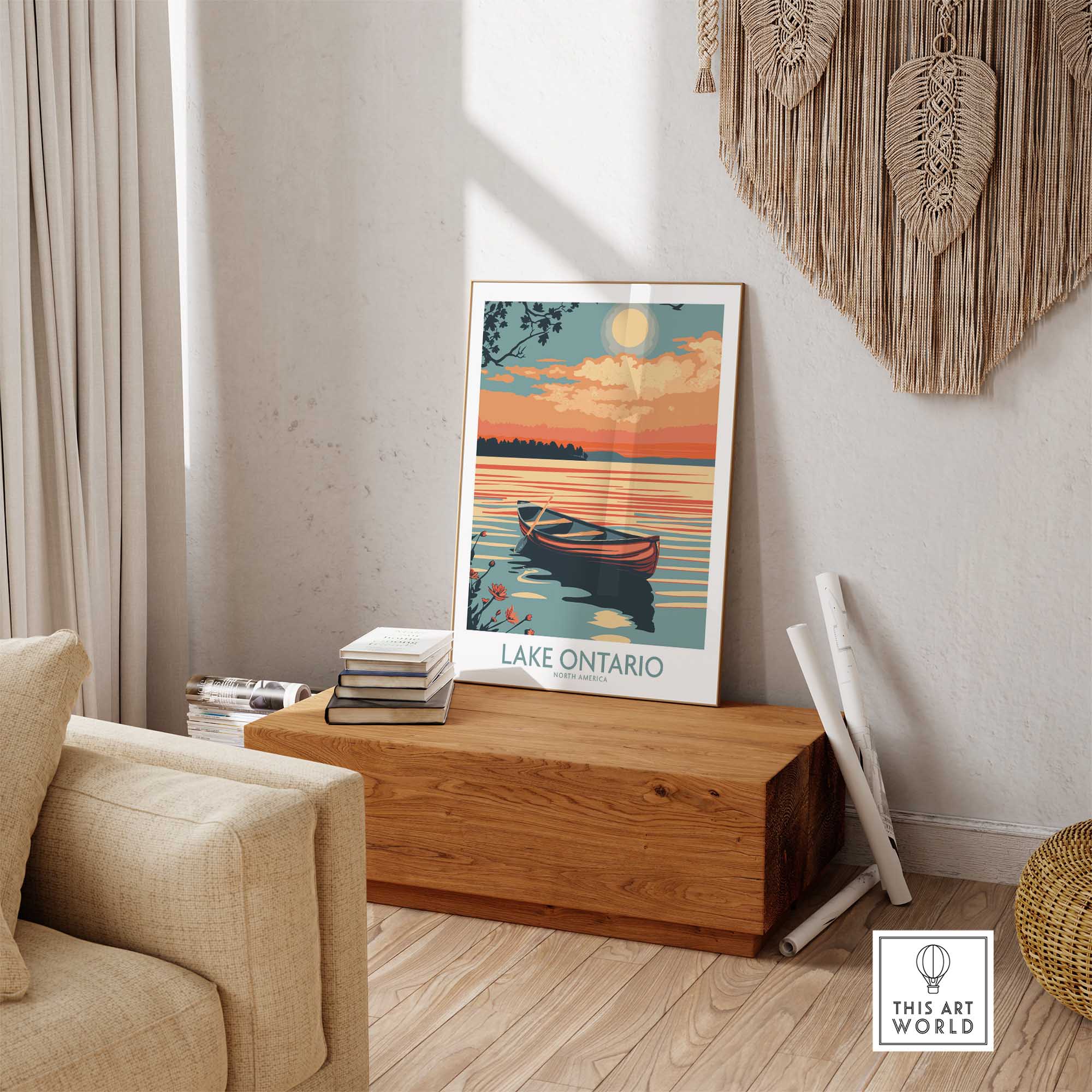 Lake Ontario Wall Art Print-This Art World