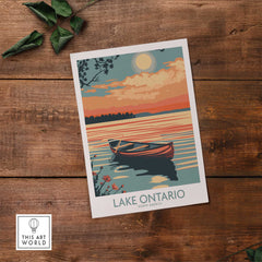 Lake Ontario Wall Art Print-This Art World