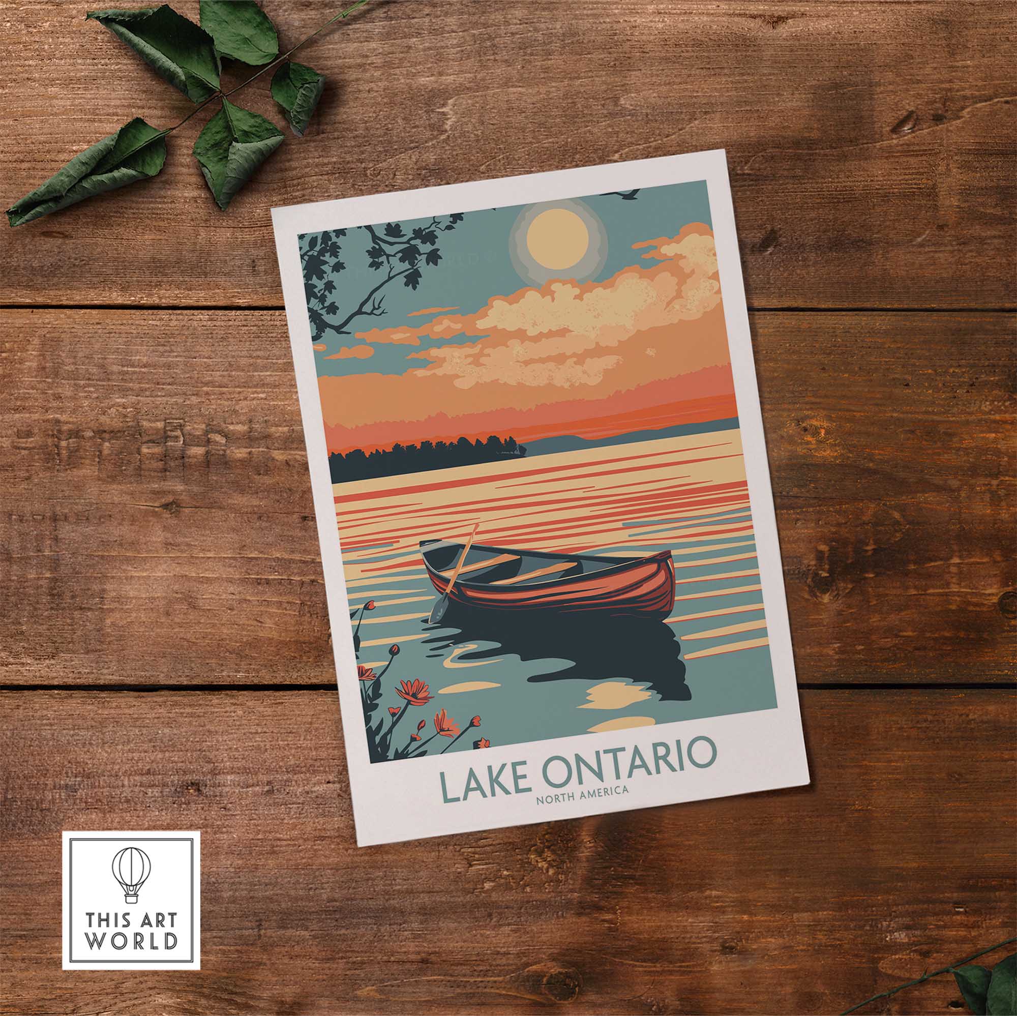 Lake Ontario Wall Art Print-This Art World