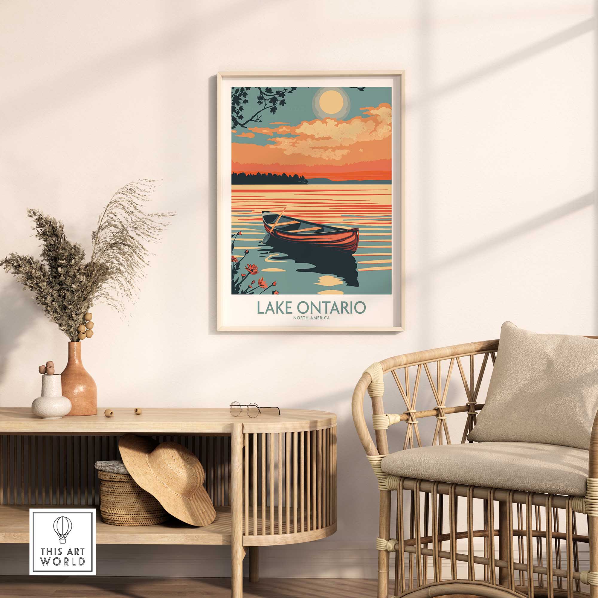 Lake Ontario Wall Art Print-This Art World