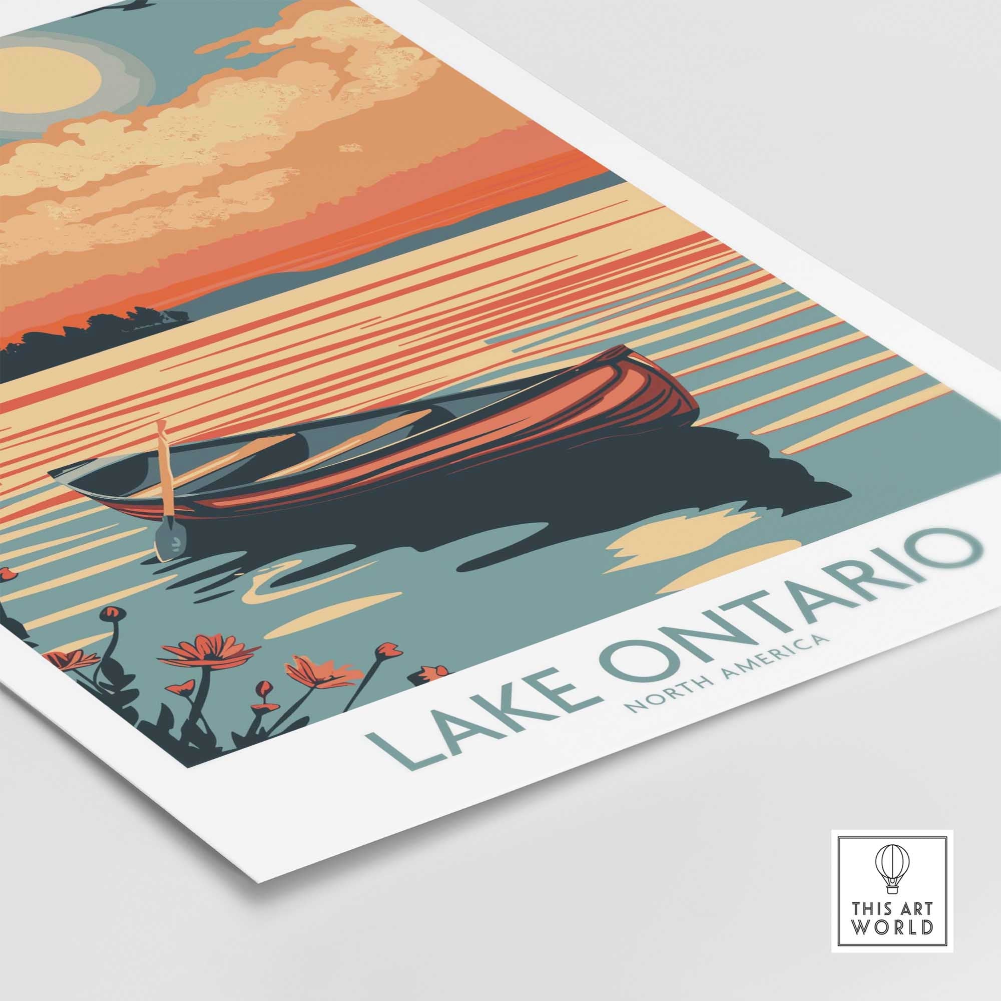 Lake Ontario Wall Art Print-This Art World