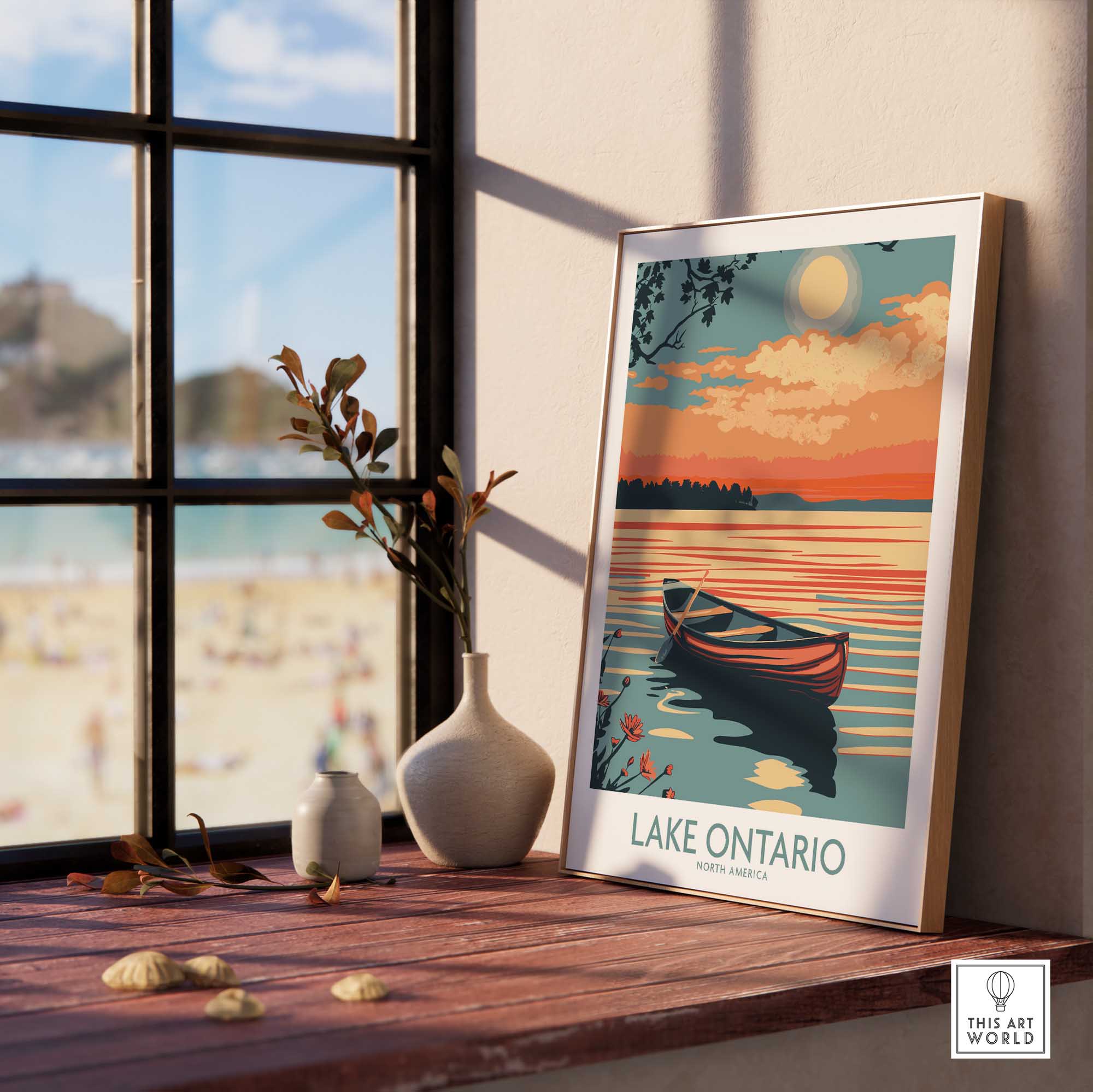 Lake Ontario Wall Art Print-This Art World