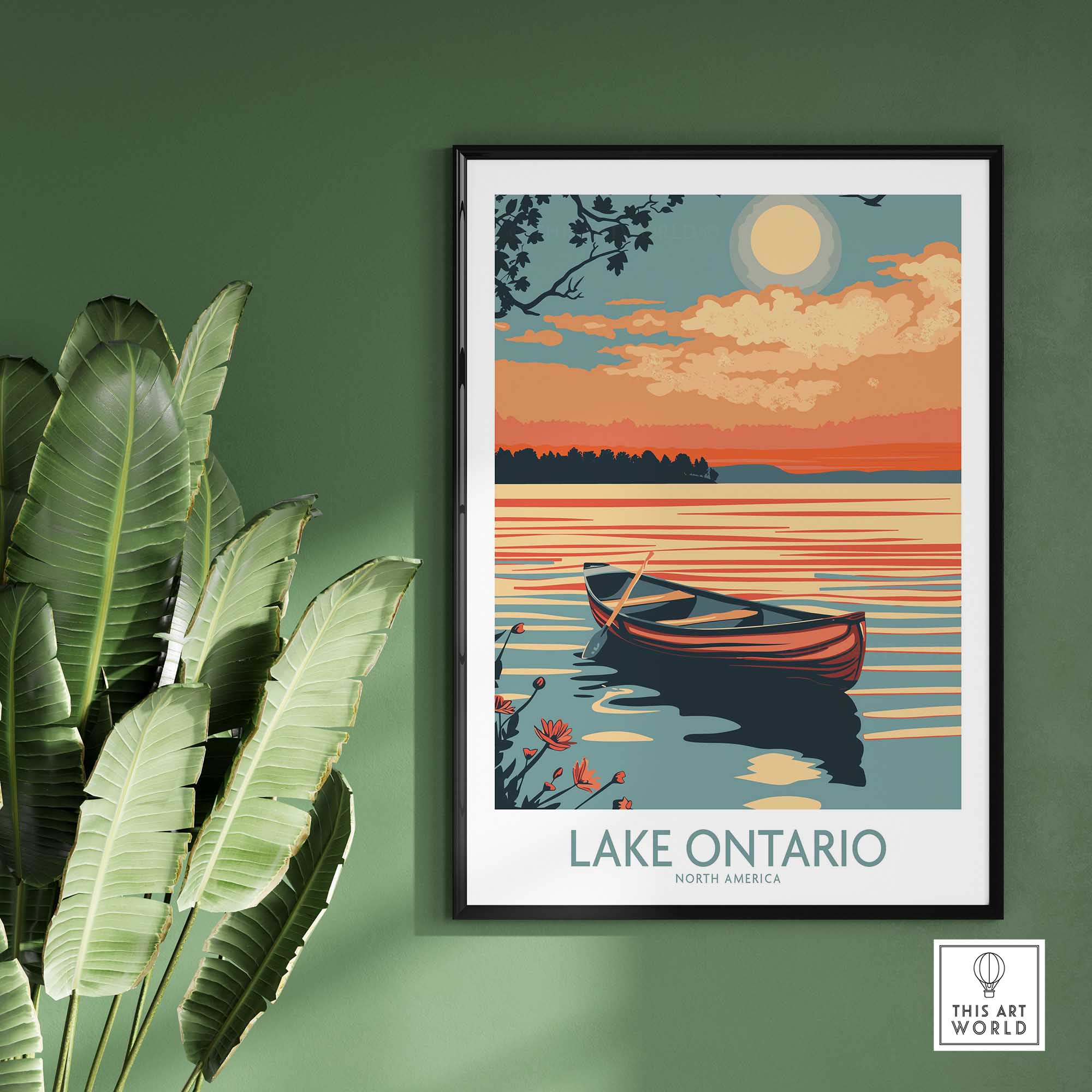 Lake Ontario Wall Art Print-This Art World