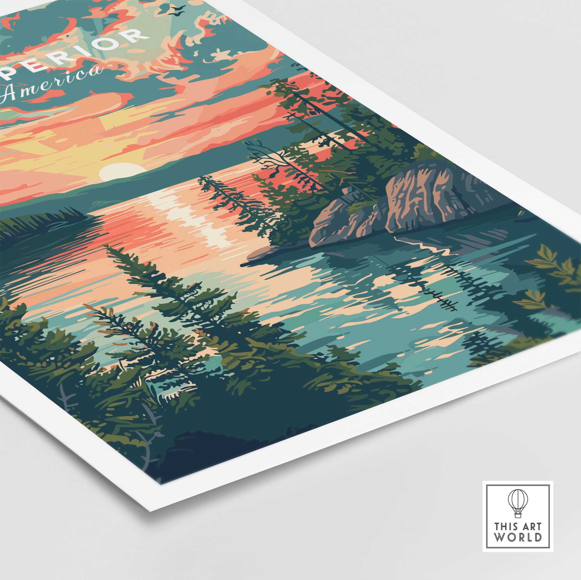 Lake Superior Poster-This Art World