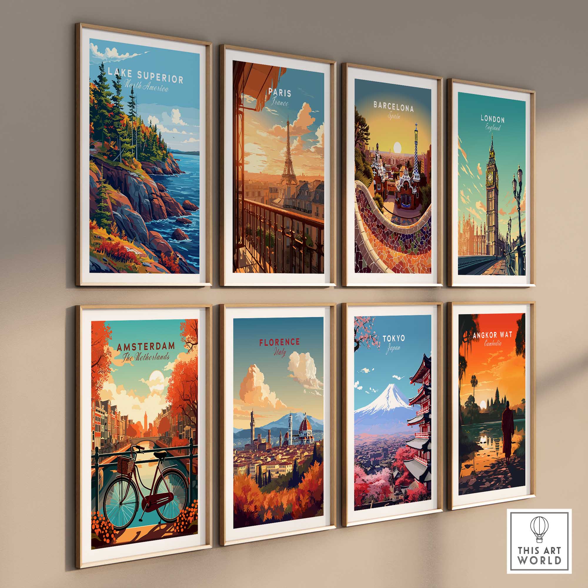 Lake Superior Poster - Great Lakes-This Art World
